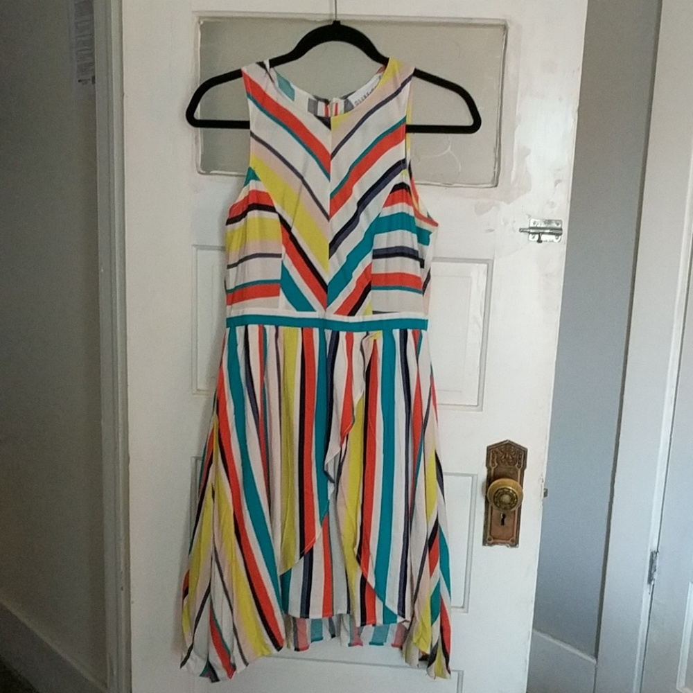 Olive + Oak Sleeveless Striped Dress